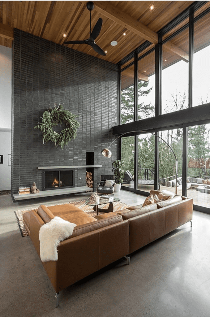 Comfortable modern interior design: adding warmth to a modern aesthetic