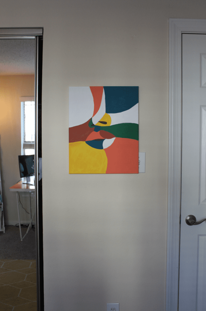 DIY abstract artwork