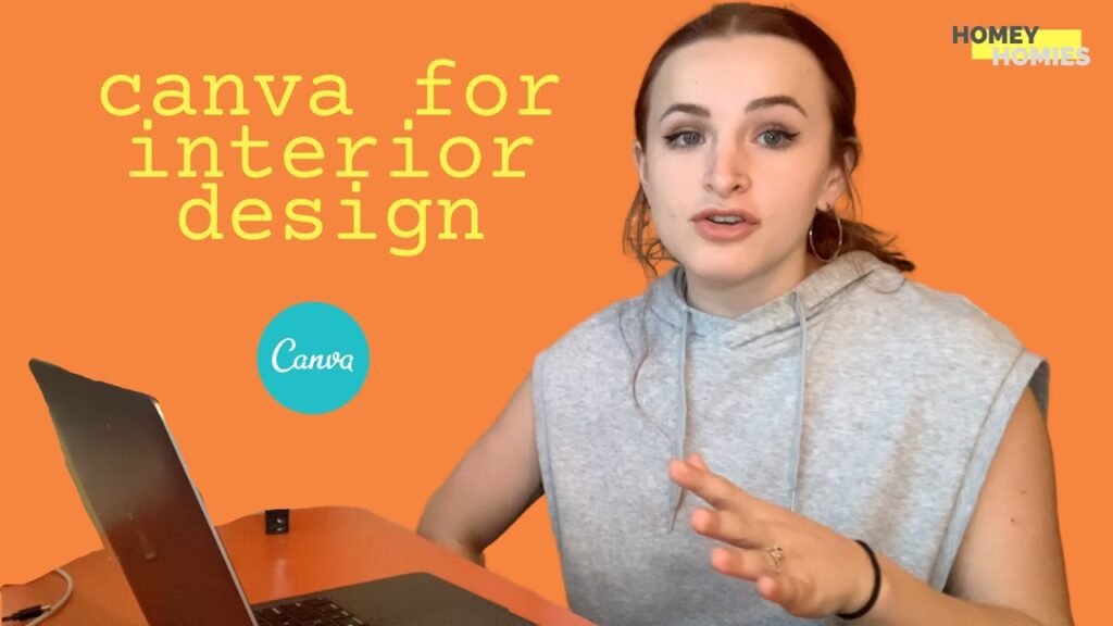 how i use canva as an interior designer