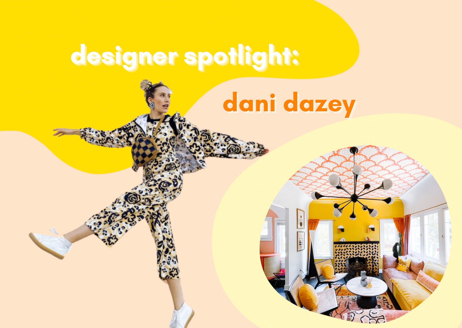 designer spotlight - dani dazey aka dazey den. fun and colorful interior design