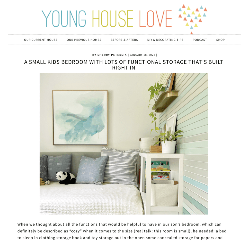 Young House Love DIy blog homepage