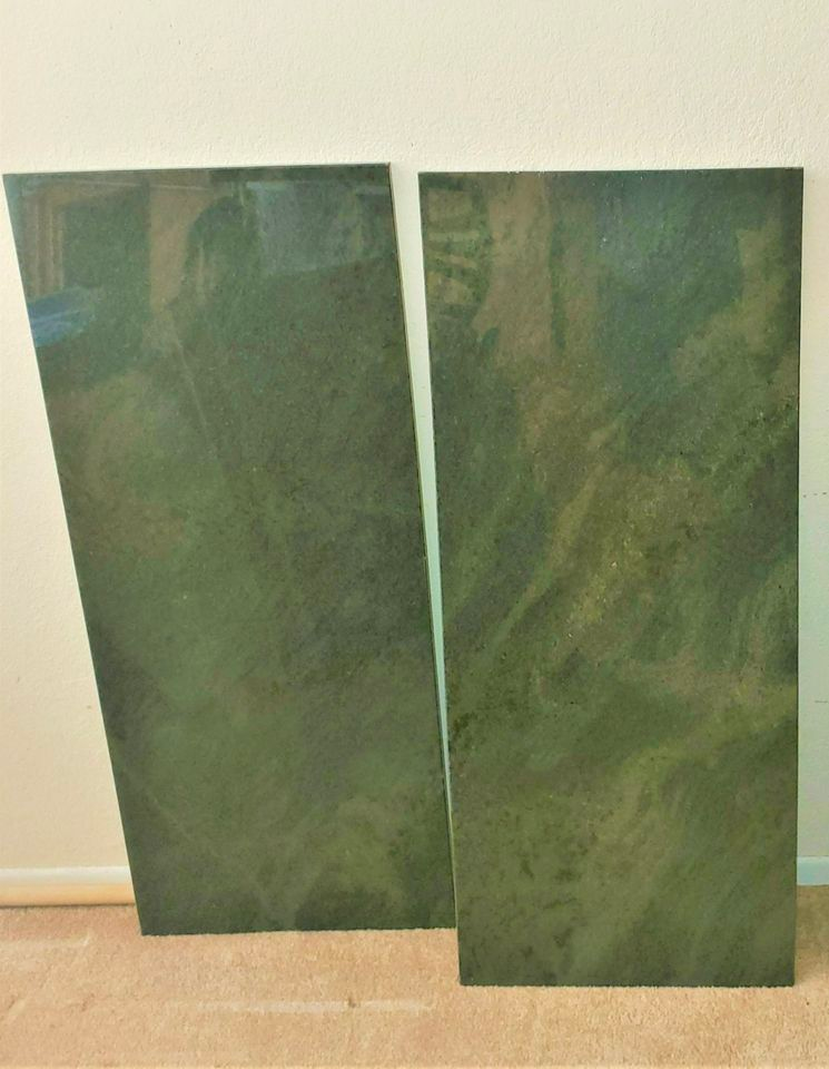 Jade green marble slab / table top